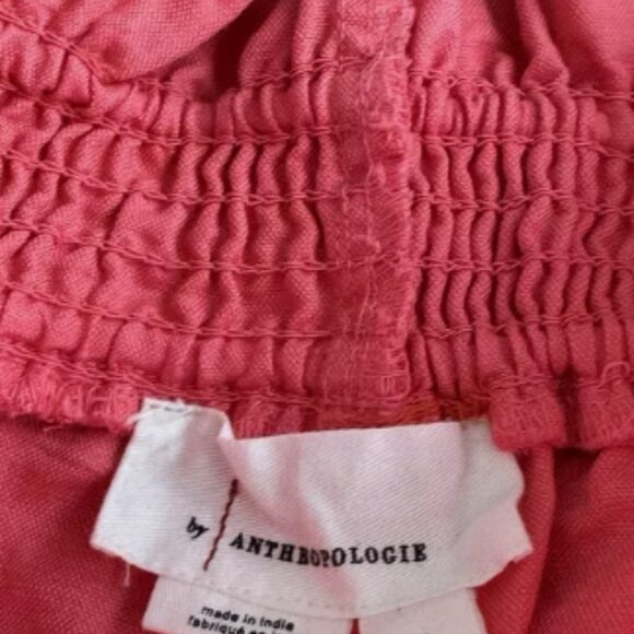 Brand New By Anthropologie Linen Double Waistband Shorts - Picture 8 of 10